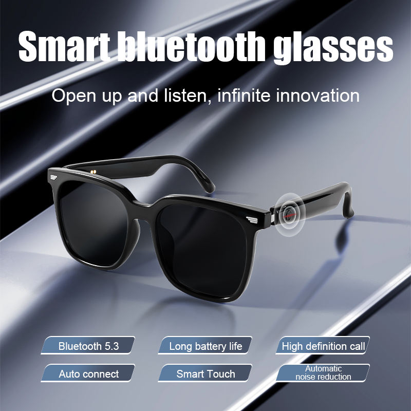 GS01 Bluetooth Smart Glasses Gesture Control Long Battery Life Sunglasses Lightweight Ar Glasses for Gameras & Creators