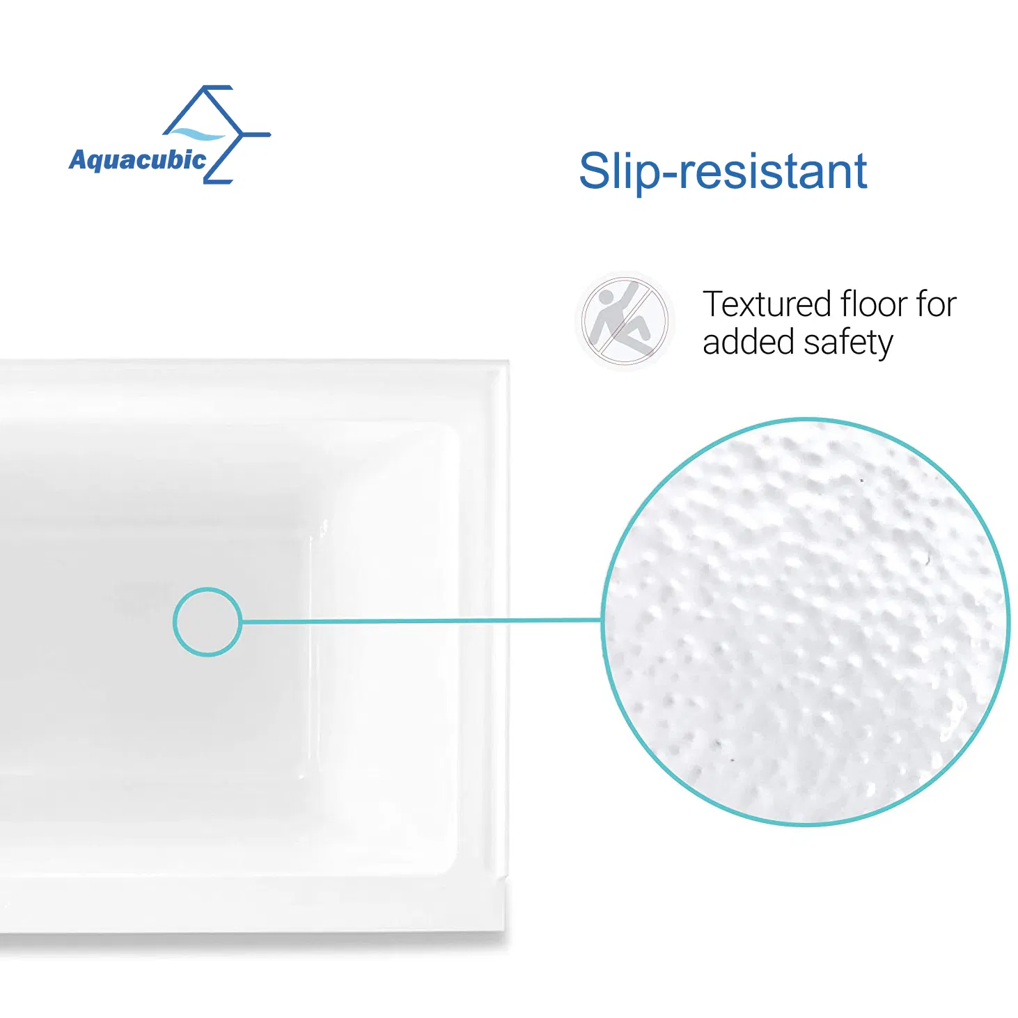 Drop-in Integral Apron Bathtub One Piece Acrylic Soaking Corner White Rectangular Alcove Soaking Acrylic Bathtub