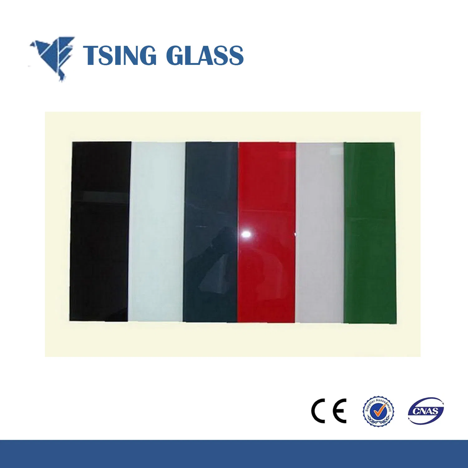 4-6mm Commercial Safety Building Back Painted Glass