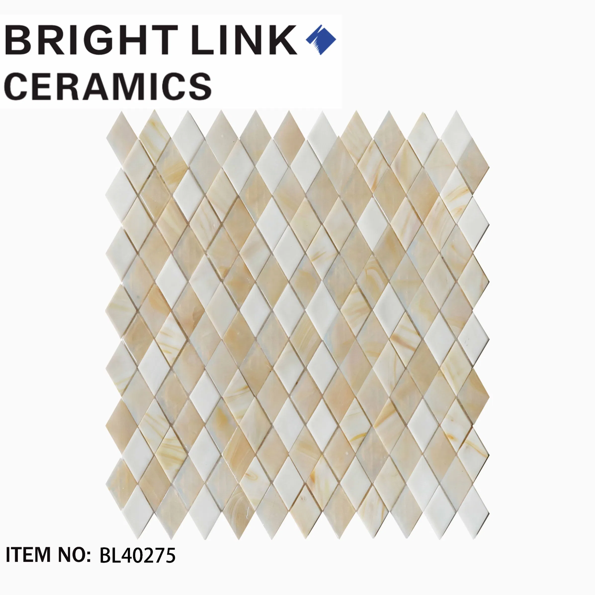 Стеклянная мозаика для ванной и кухни, 23x39 мм