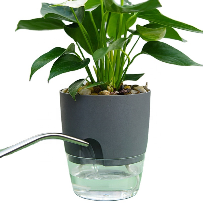 Горшок для комнатных растений декоративный с автополивом