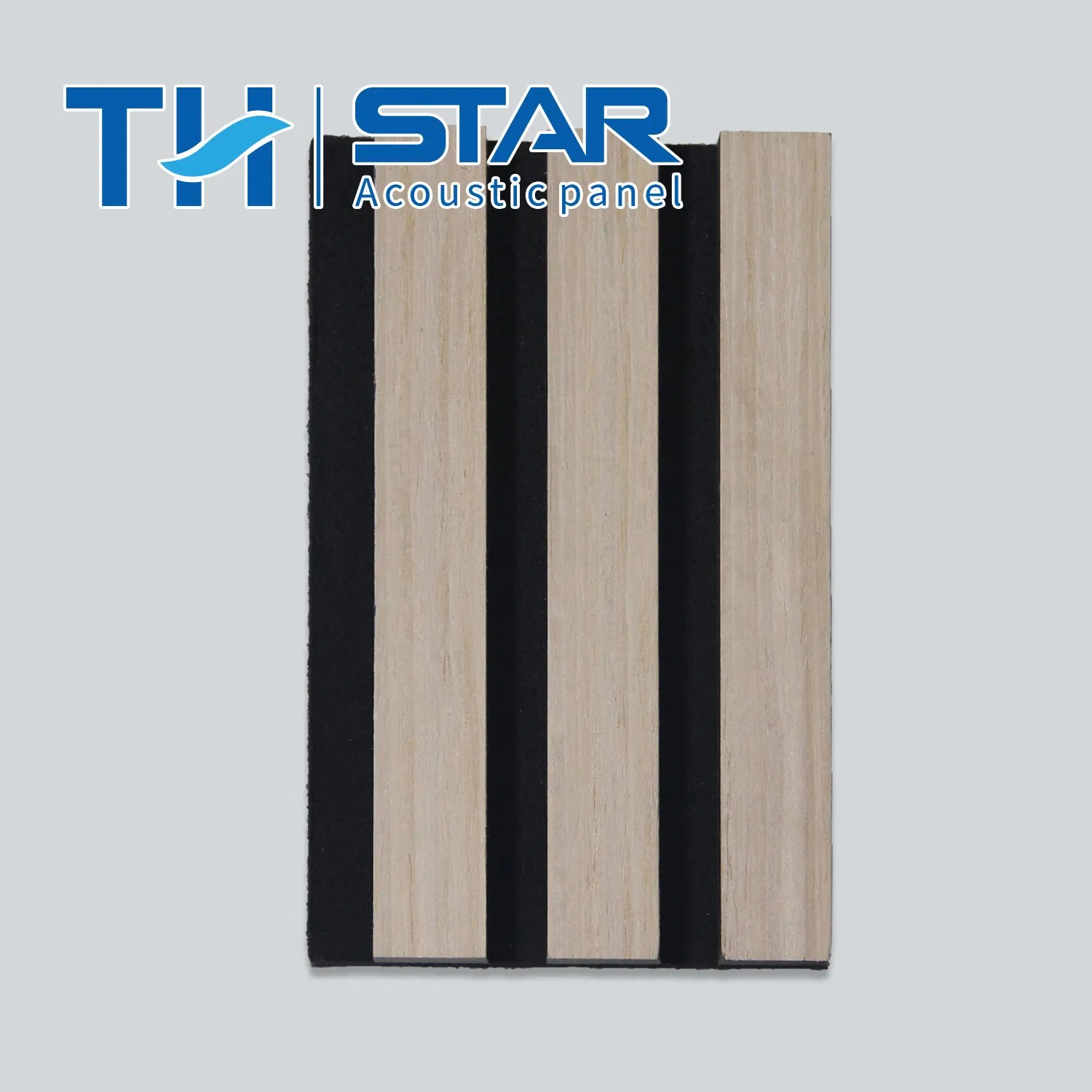 High Quality Soundproof Polyester with Wood Slats Acoustic Panels Fireproof Material Sound Absorption