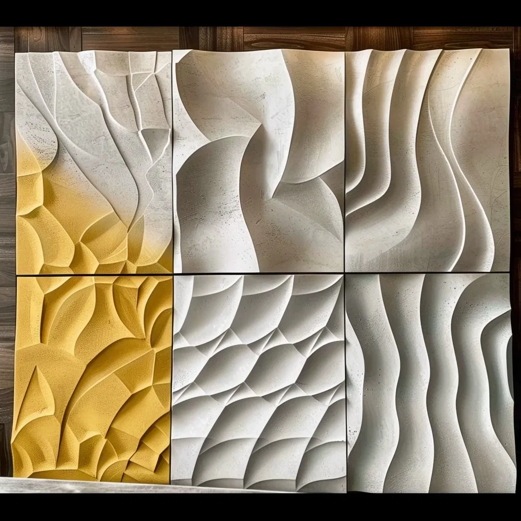 Dynamic Texture Wall Panel Three-Dimensional Corrugated Decorative Panel