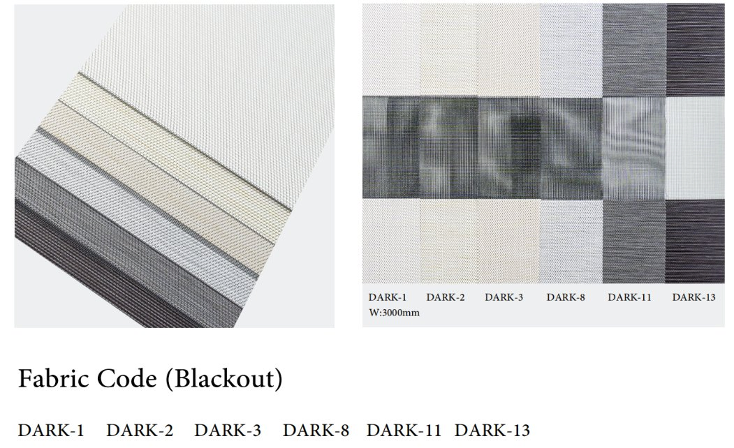 Sisheng Intelligent Day and Night Blinds by High Quality of Dark A253