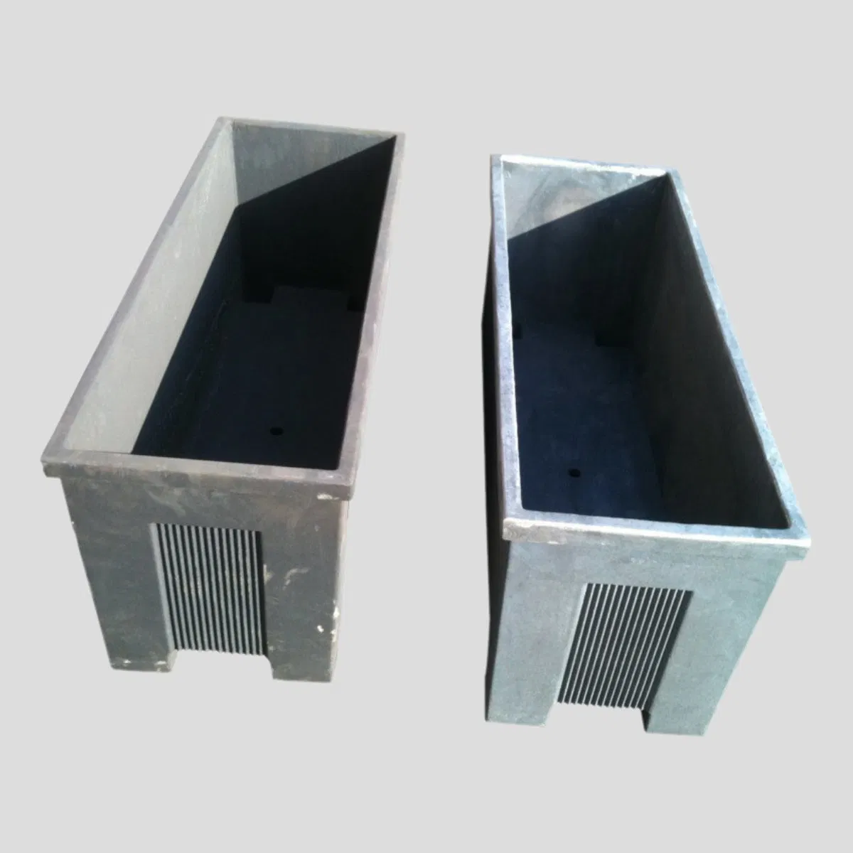 Металлический кашпо для сада, уличное кашпо из чугуна