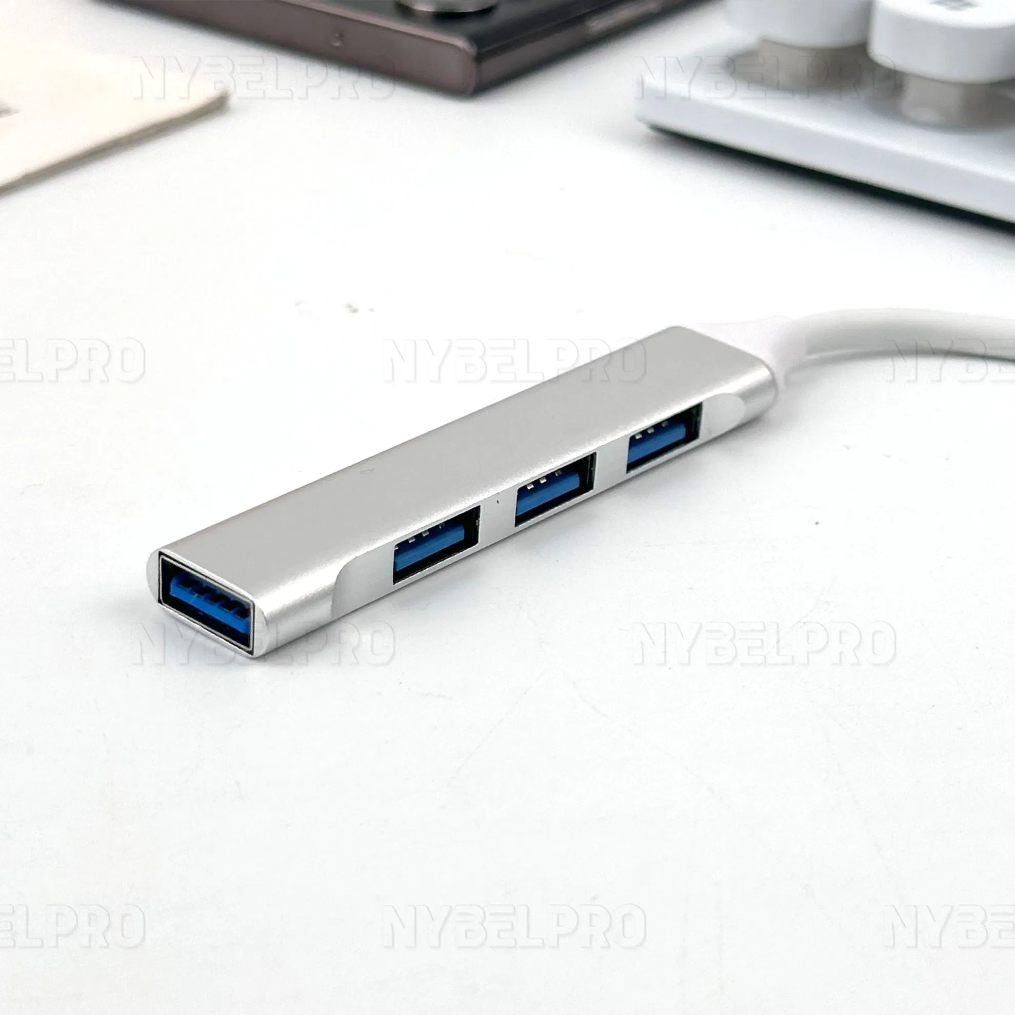 Док-станция USB 4 порта для телефона, планшета, ноутбука