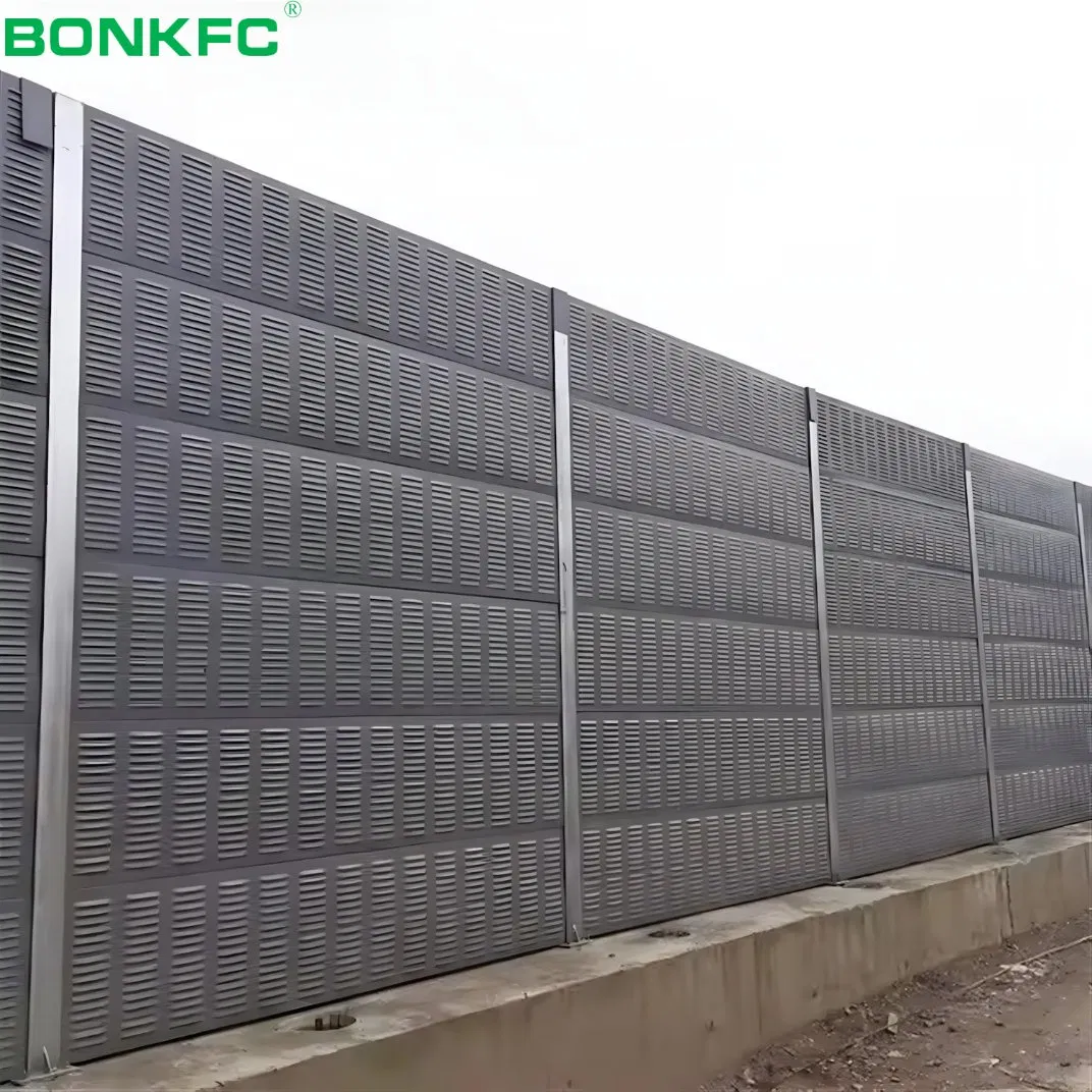 Durable Noise Absorbing Fence Panels for Roadside Protection