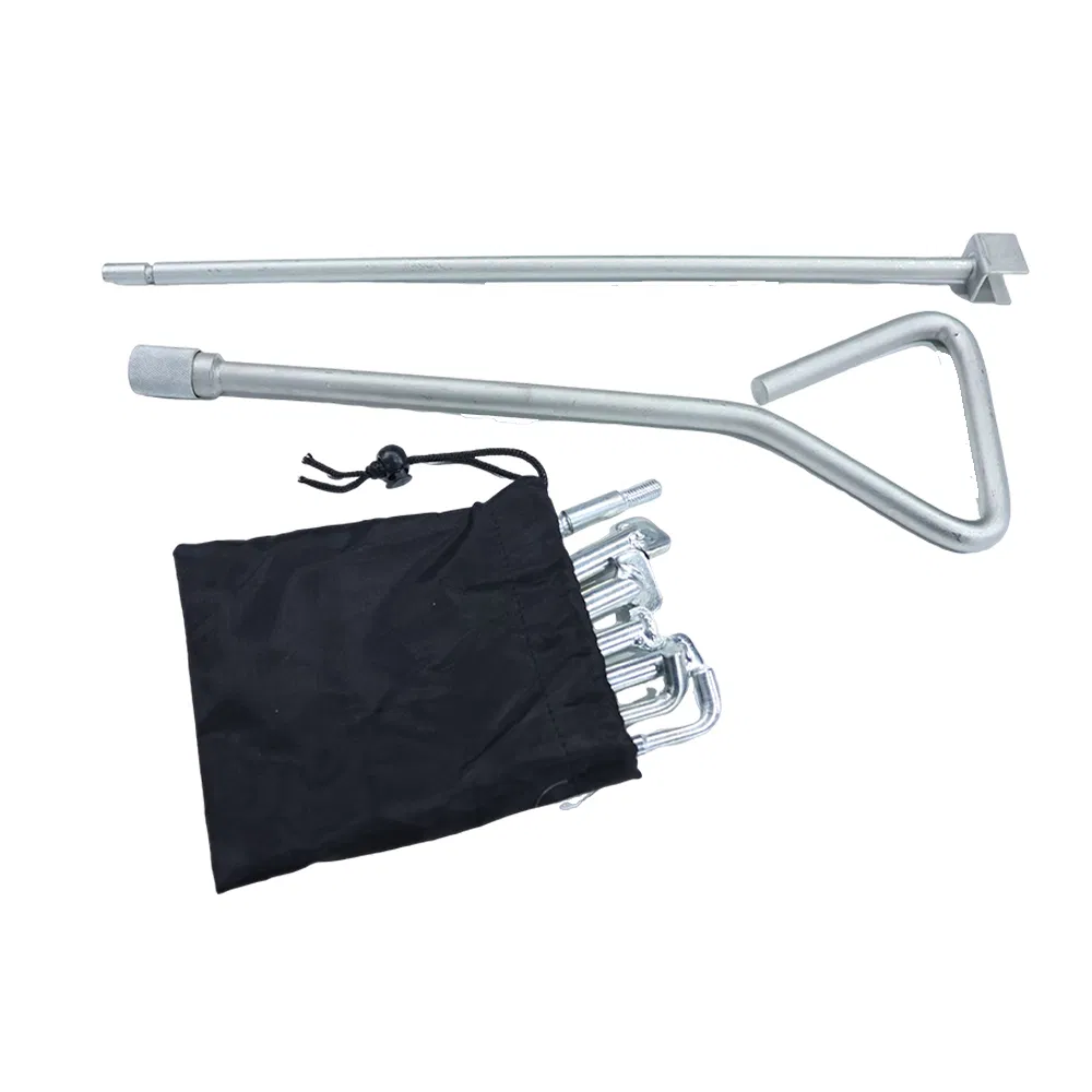 Custom Made Sloottools Safety Carbon Steel Lifting Keys Hands Manhole Cover Hook