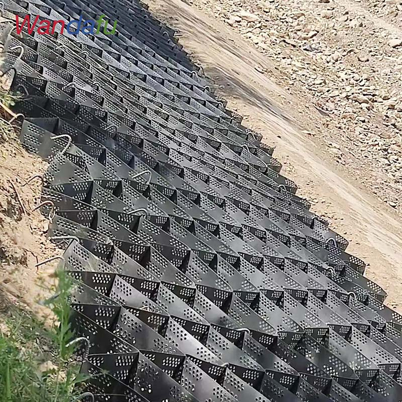 Plastic Gravel Stabilizer Grid Gravel Driveway Honeycomb Gravel Grid Geocell for Sloping Paths