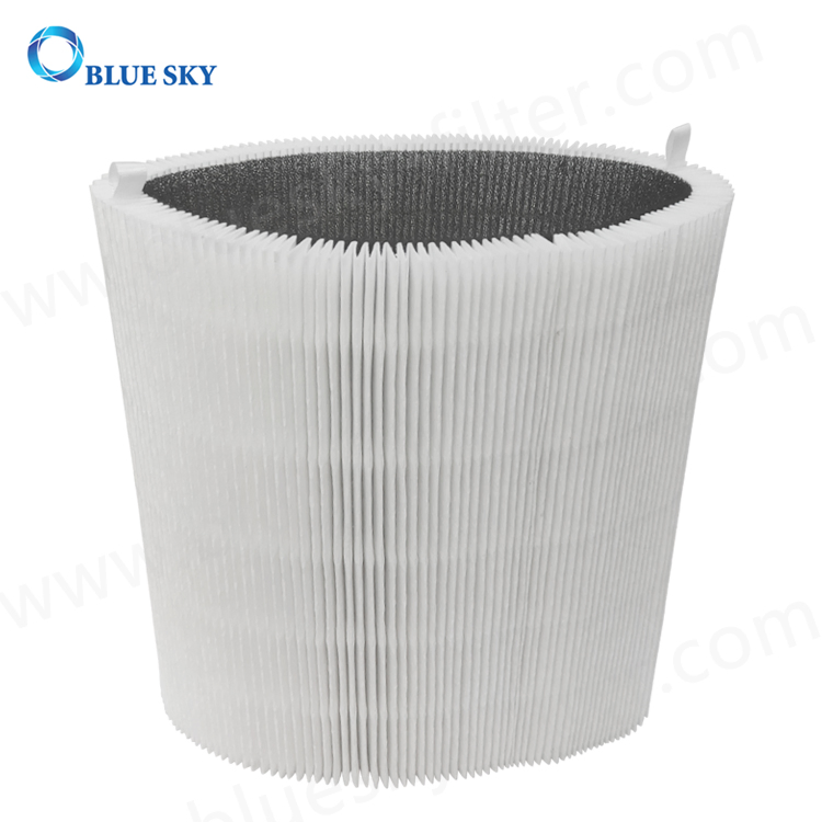 Replacement Collapsible Particle Carbon Filter Compatible with Blueair Blue Pure 411 Air Cleaner Purifier
