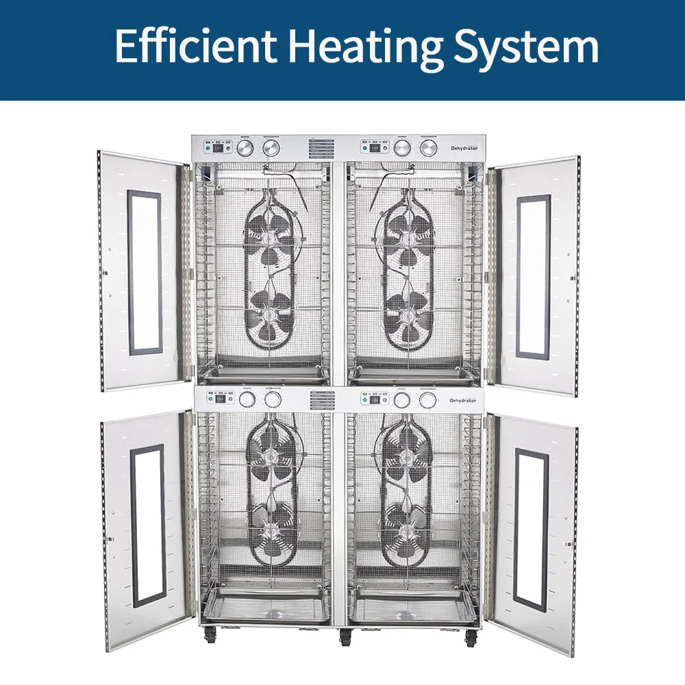 Low MOQ 88trays Stainless Steel Fruit Vegetable Dryer Commercial Food Dehydrator