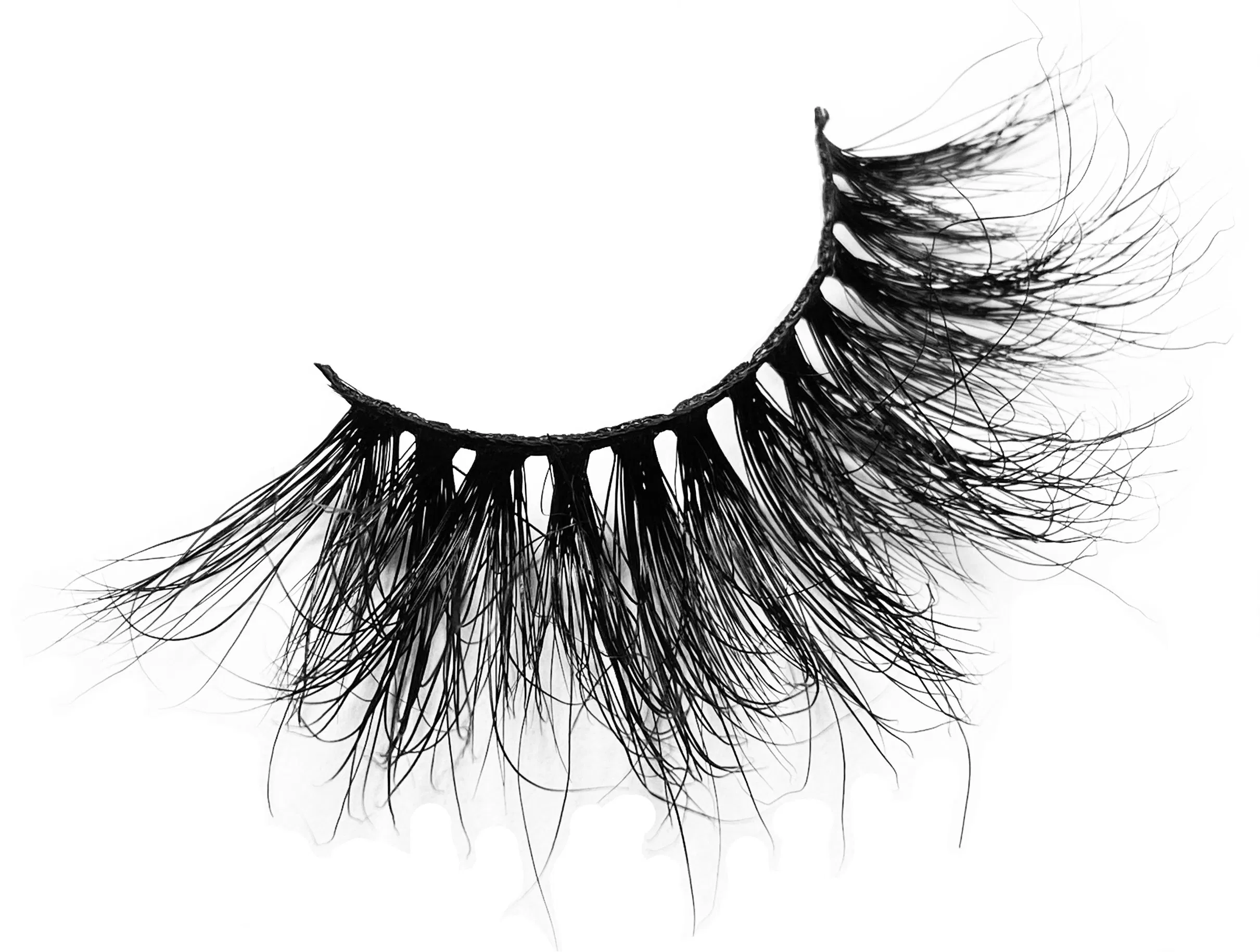 Klp47 OEM Service Private Label Packaging Box Cruelty Free Individual Fluffy False Eyelash Mink Fur Lashes 3D Mink Eyelashes