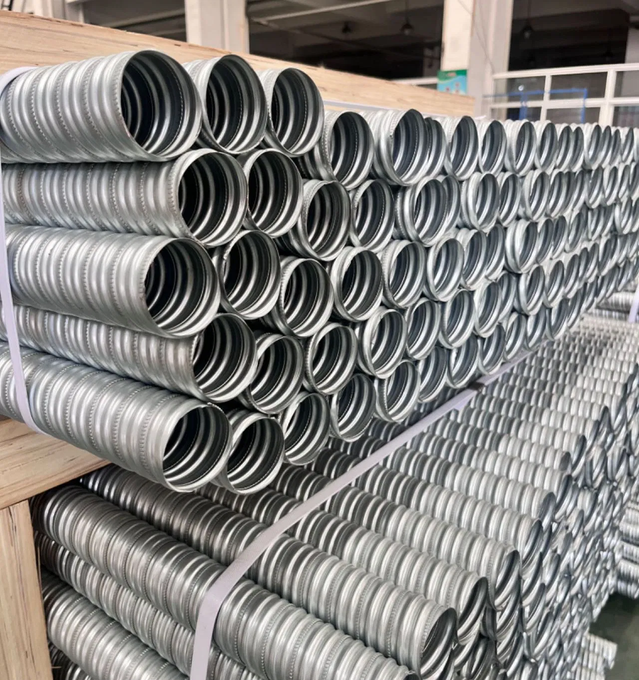 90mm Galvanized Corrugated Post Tension Ducts for PC Strand