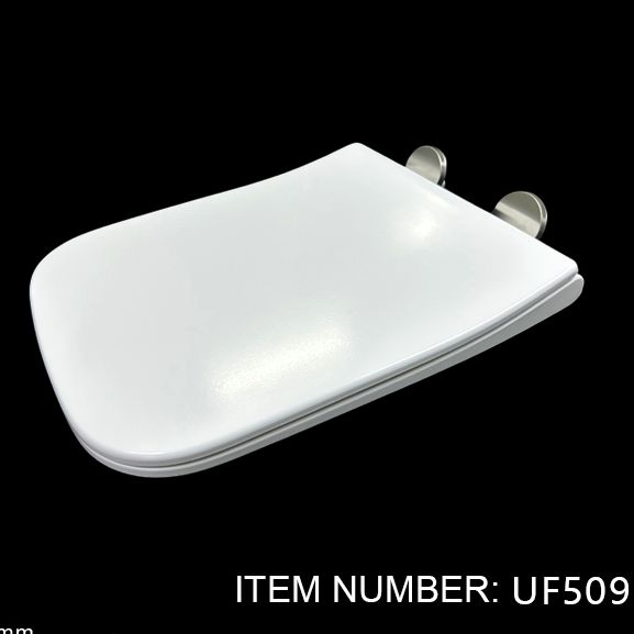 Classy Soft Close Square UF Toilet Seat with Quiet Cover