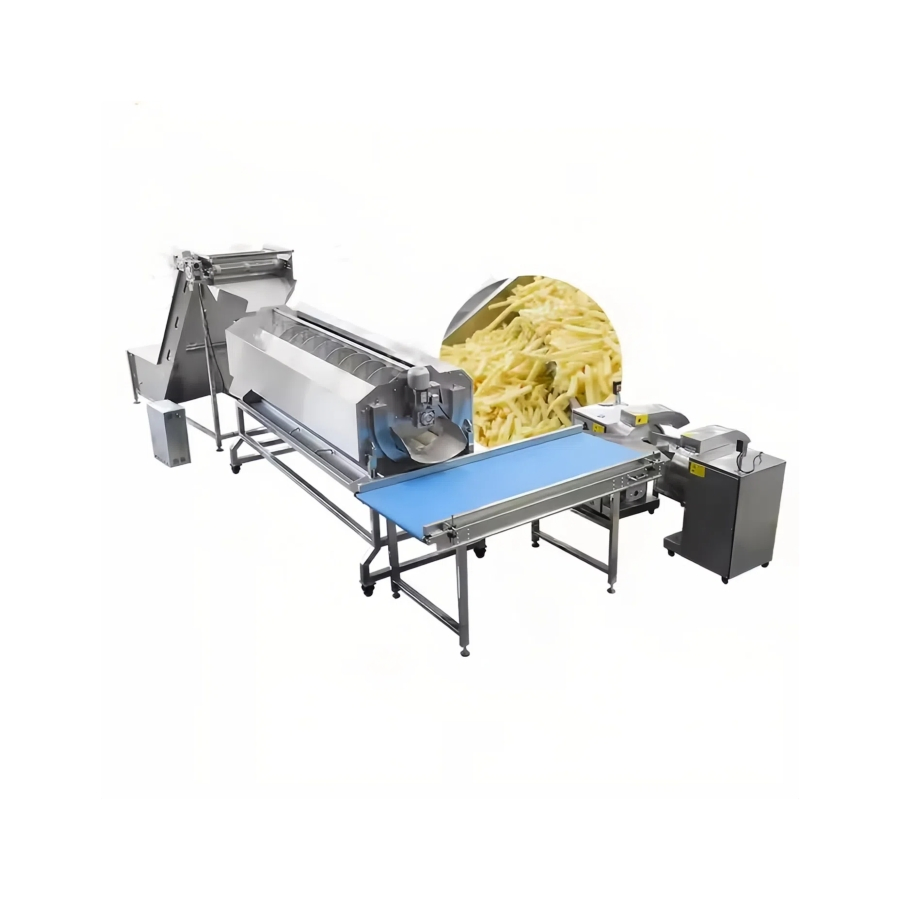 Portable French Fry Machine Moves with Mobile Equipment