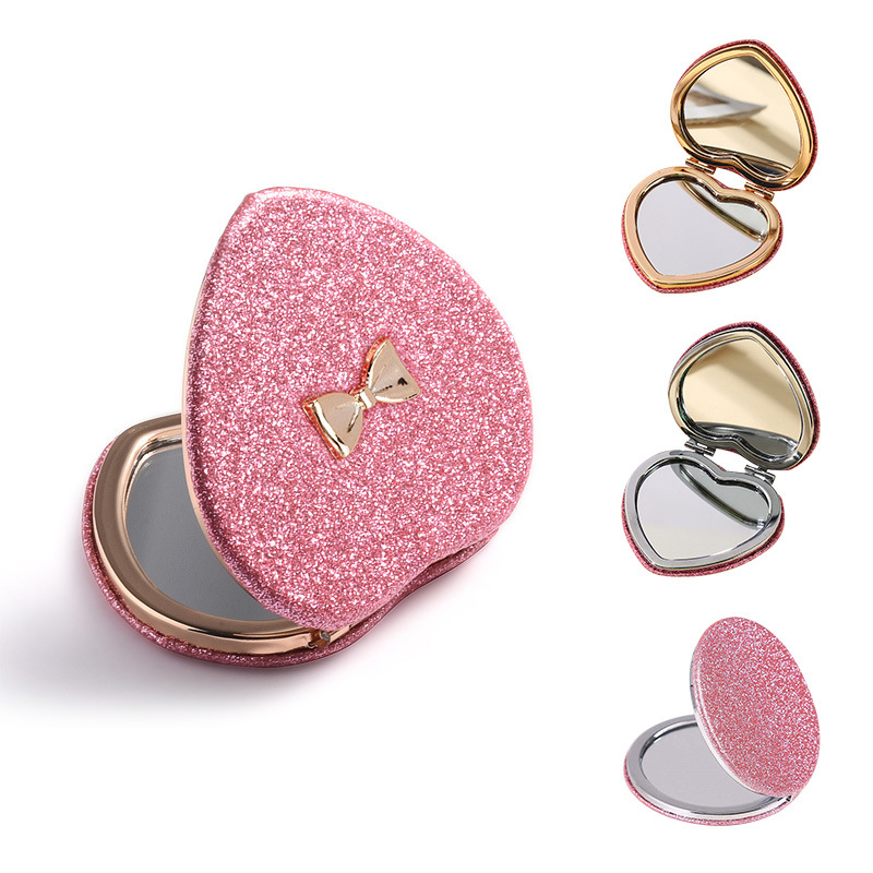 OEM&ODM Folding Handheld Lady Makeup Mirror Custom Pocket Compact Mirror