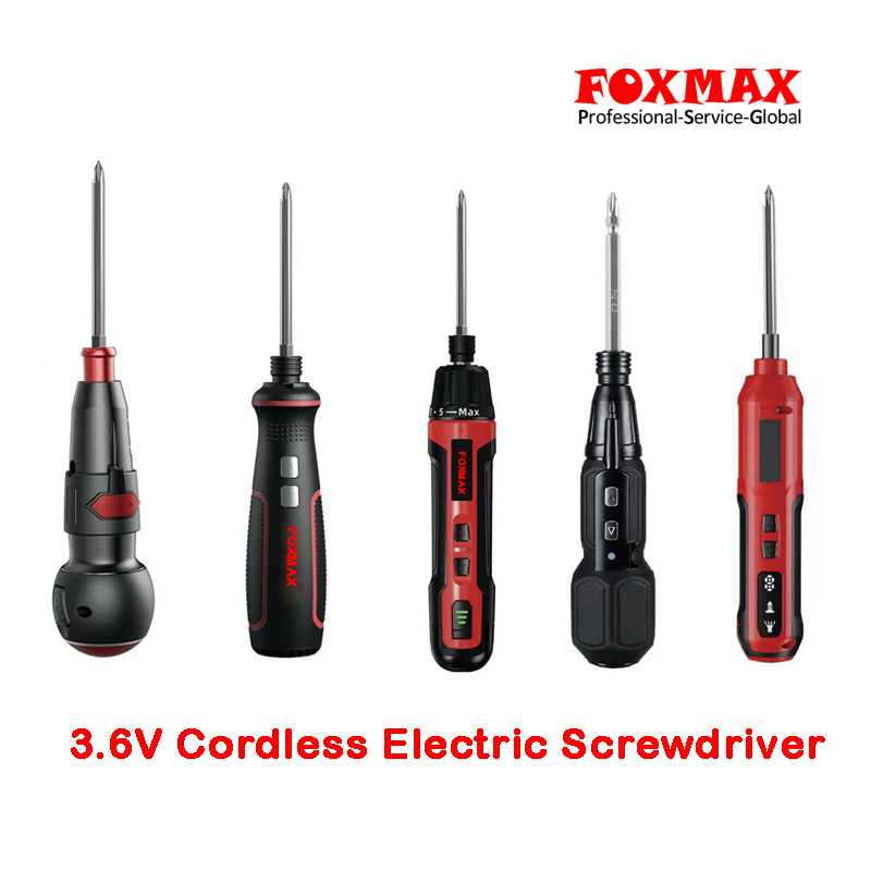 Electric Screwdriver Adjustable Speed Drill 3.6V USB Portable with LED Light (FX-MPS02)