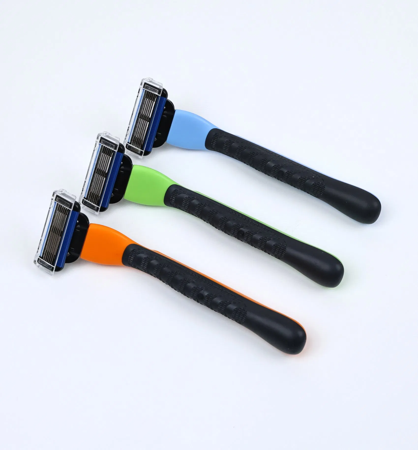 Six Blade Shaving Razor with Refills Customized Color Women Razor with Aloe