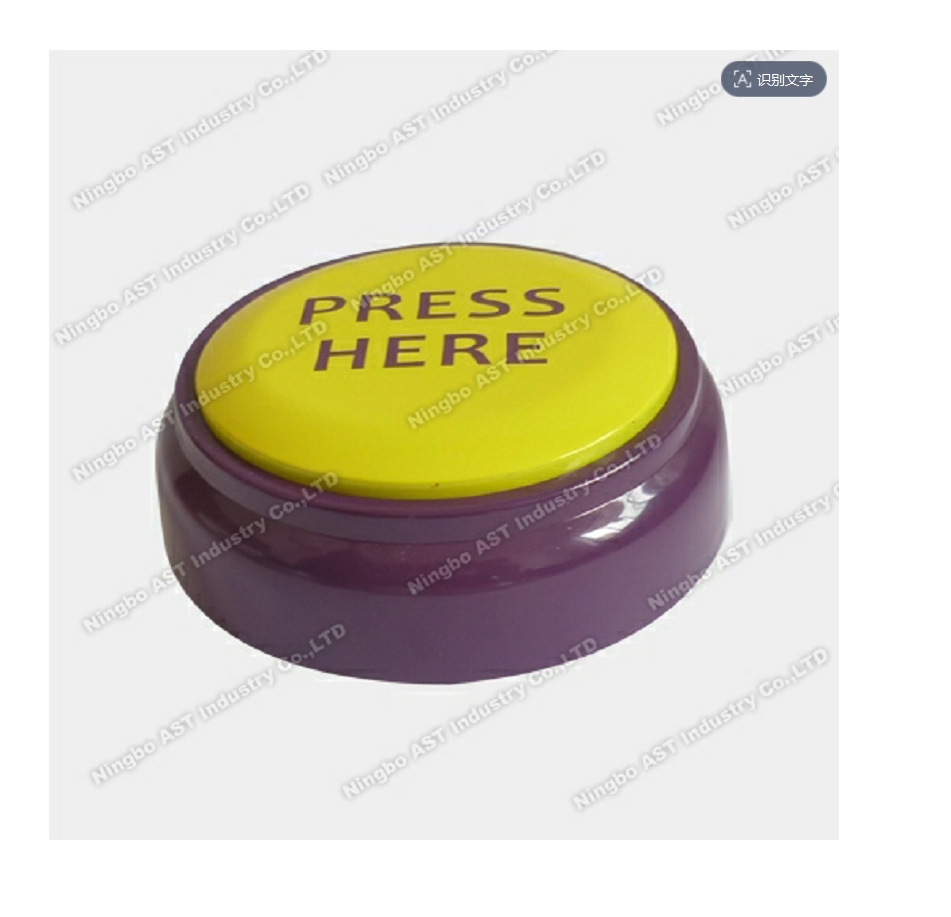 Easy Button Voice Recorder Digital Audio Recorder with One-Touch Recording