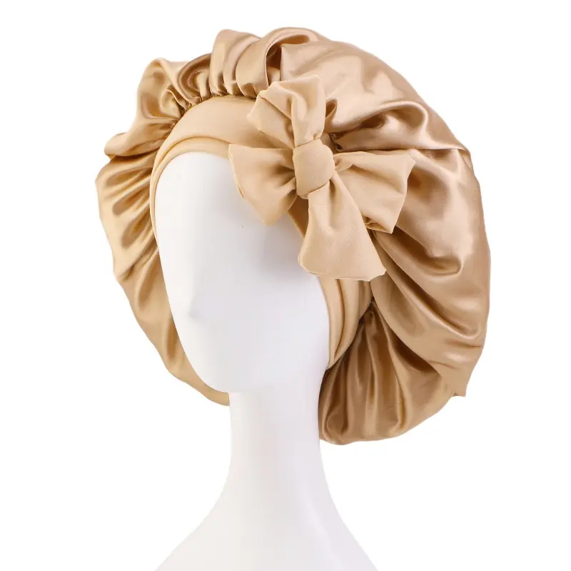 Hair Satin Bonnet for Sleeping Shower Caps Silk Caps