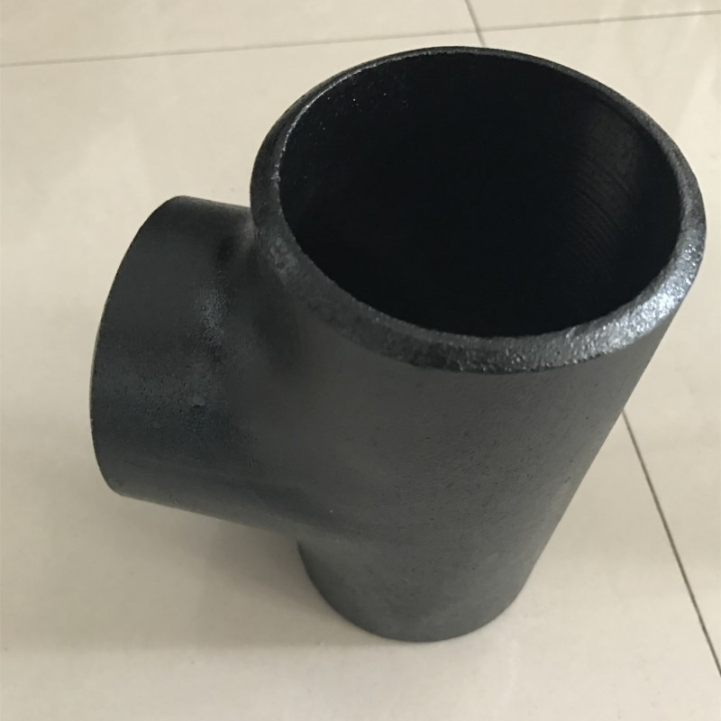 ANSI Sch40 Black Welding Equal Tee Pipe Fitting