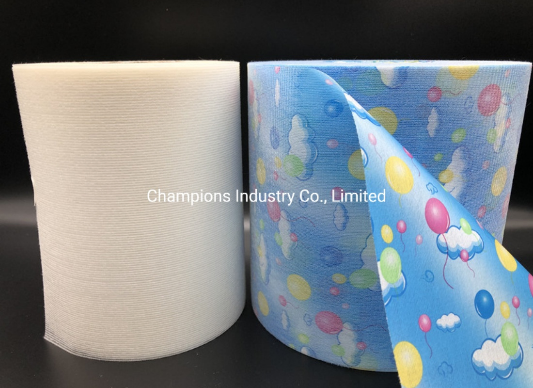 Diaper Materials Nonwoven Cloth Frontal Tape for Producing Diaper