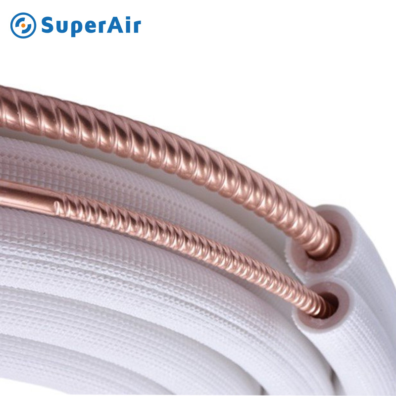 Air Conditioner Pair Coil Tube Insulated Copper Pipes