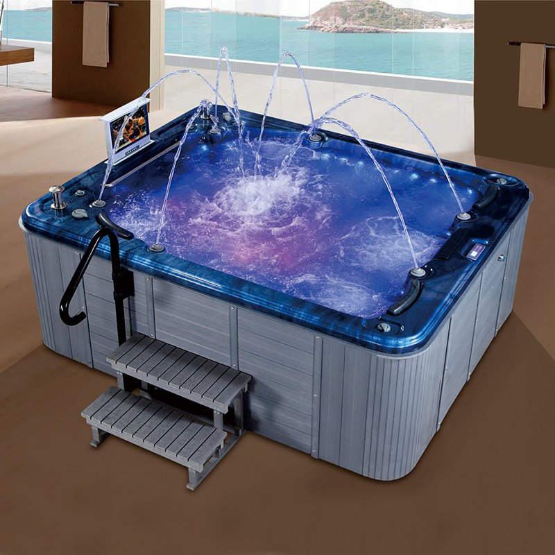 Гидромассажная ванна SPA для улицы с 2 лежаками