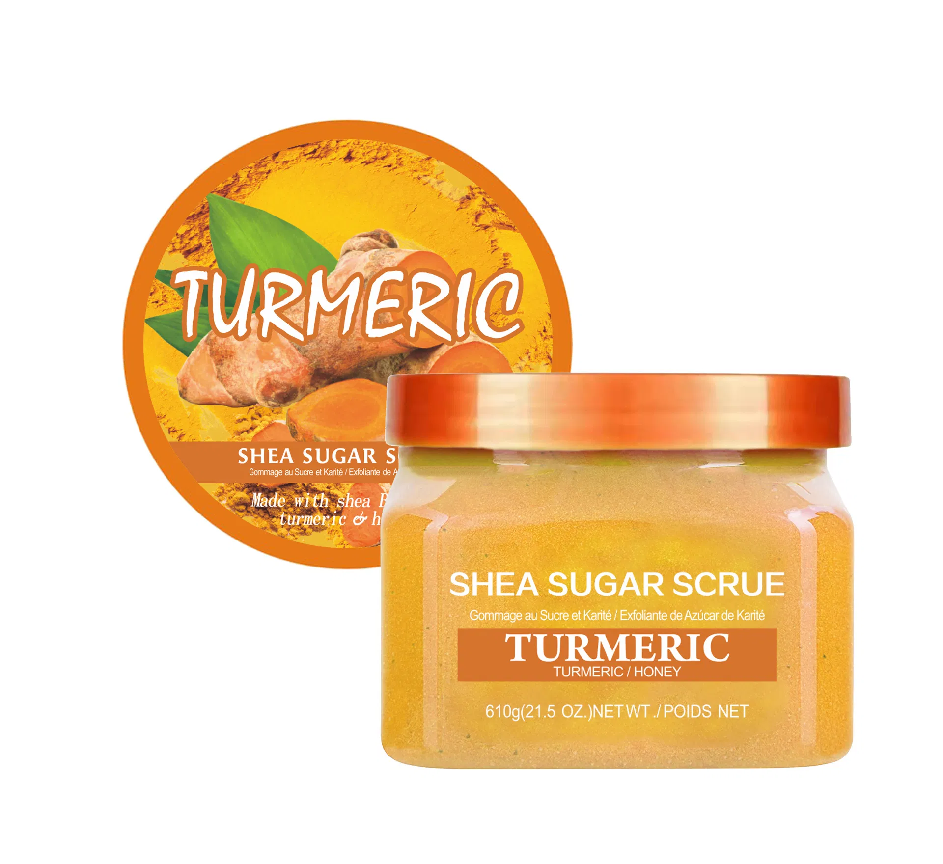 Soothing Body Scrub - 610g Custom Pack for Relaxation and Renewal