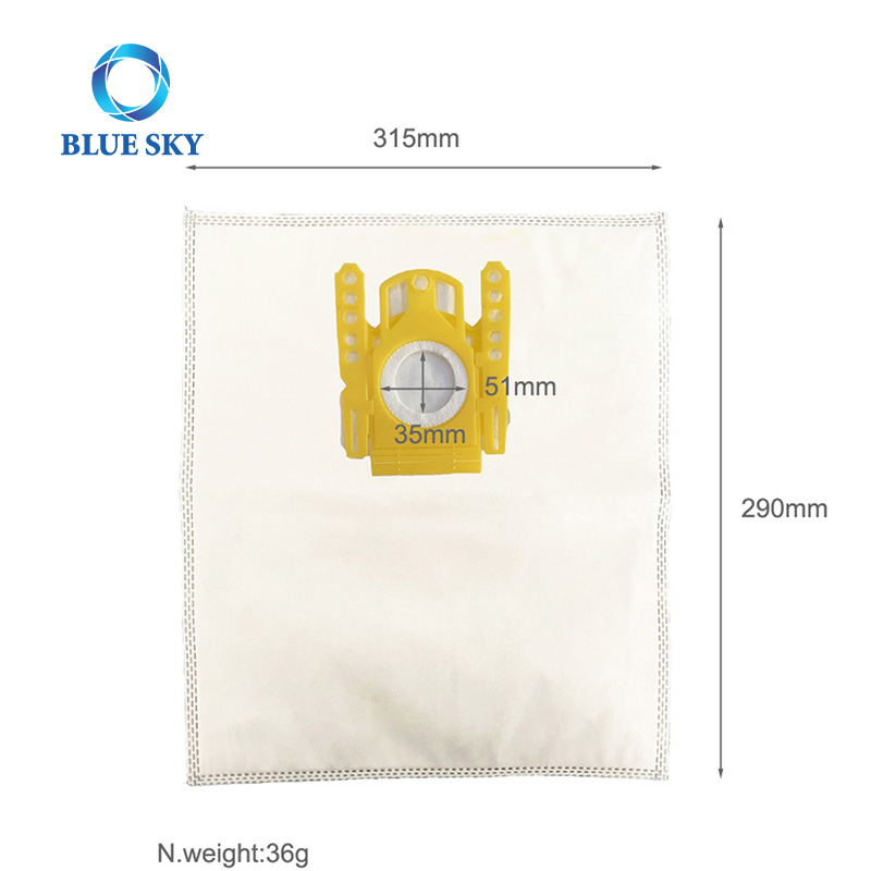 Washable Reusable Non-Woven Dust Fleece Filter Bags for Karcher Vc 2 Vc6100 Vc6 200 Vc6300 6.904-329.0 Vacuum Cleaner