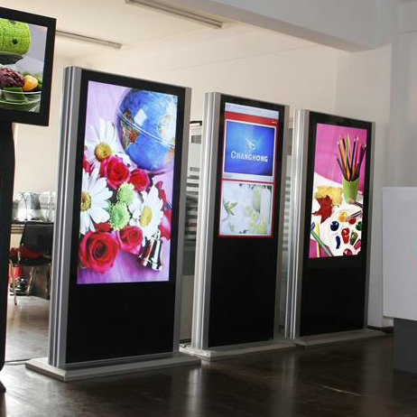 55-дюймовый водонепроницаемый LCD-дисплей для рекламы