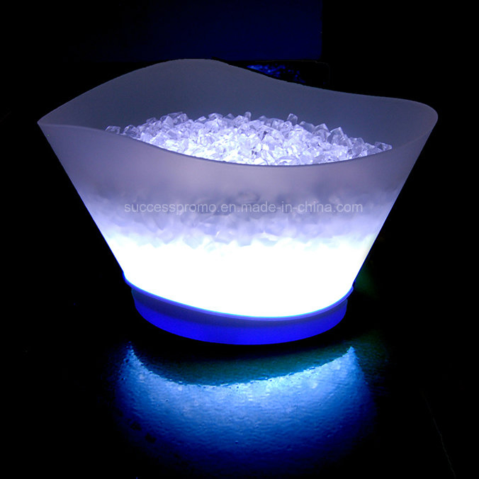 Wholesales Barware Rechargeable Wireless 12L LED Ice Bucket