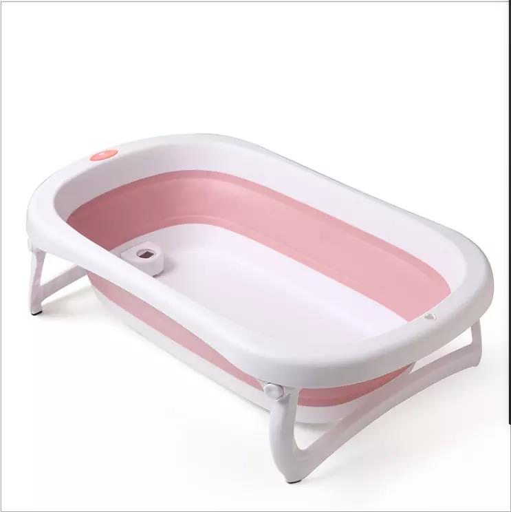 Складная детская ванночка с термометром