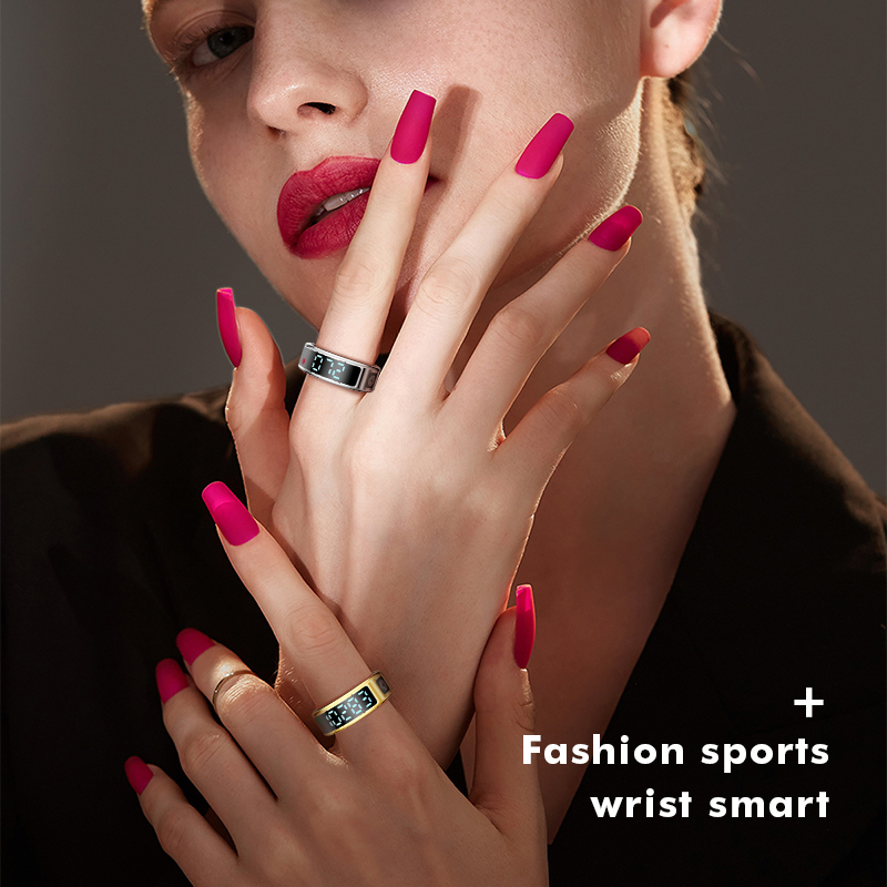 Умное кольцо для здоровья с экраном