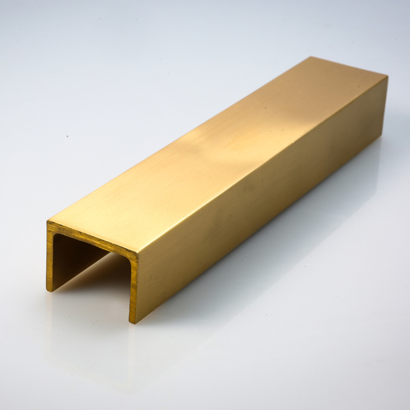 U-Shaped Brass Strip Villa Hotel Inlaid Decorative Brass Strip Metal Copper Strip