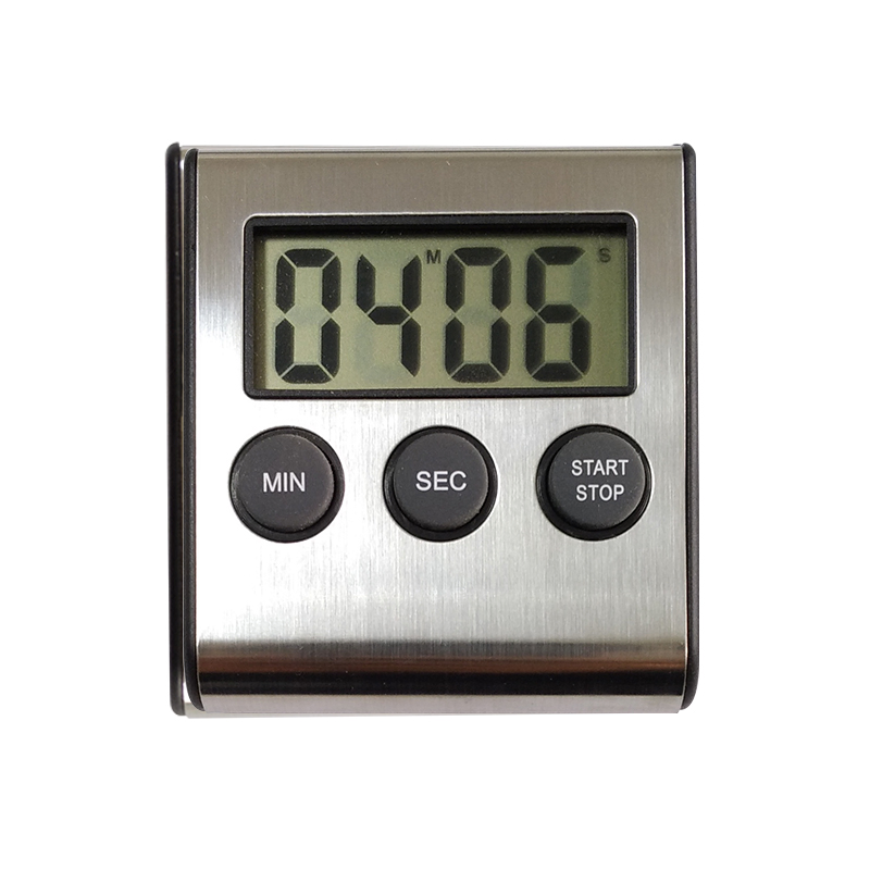 Instant Read Meat Thermometer with Magnet Clock Timer Alarm