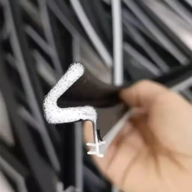 Sound Insulation and Noise Reduction PU Wood Door Sealing Weatherstripping Seal