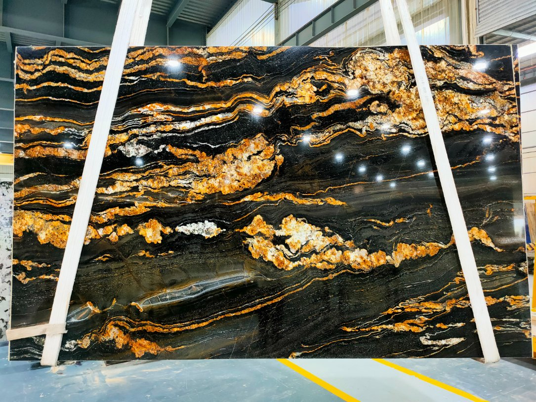 Cosmic Black Quartzite for Polished Tiles&Slabs&Countertop