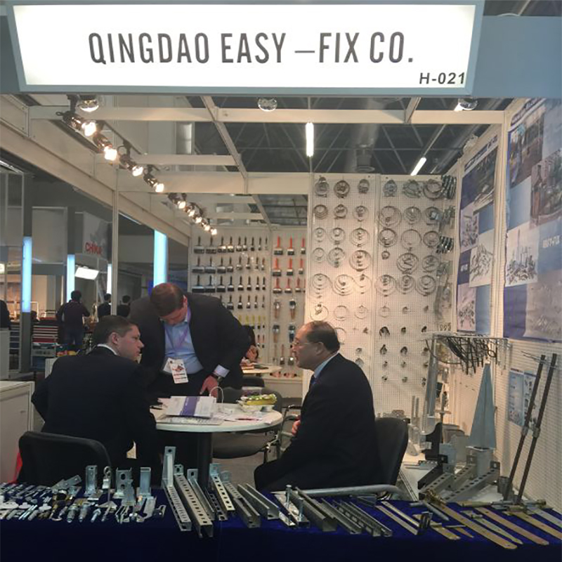 Carbon Steel Zinc-Plated Quick Assembly M8 or M8+M10 Heavy Duty Pipe Clamps with EPDM Rubber