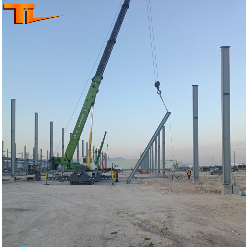 H Section Steel Beam and Columns for Steel Buildings Prefabricated Building