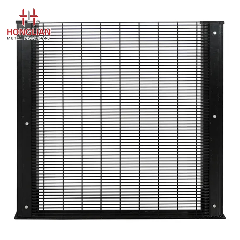 Low Maintenance Welded 358 Fencing Black PVC or Galvanized Finish