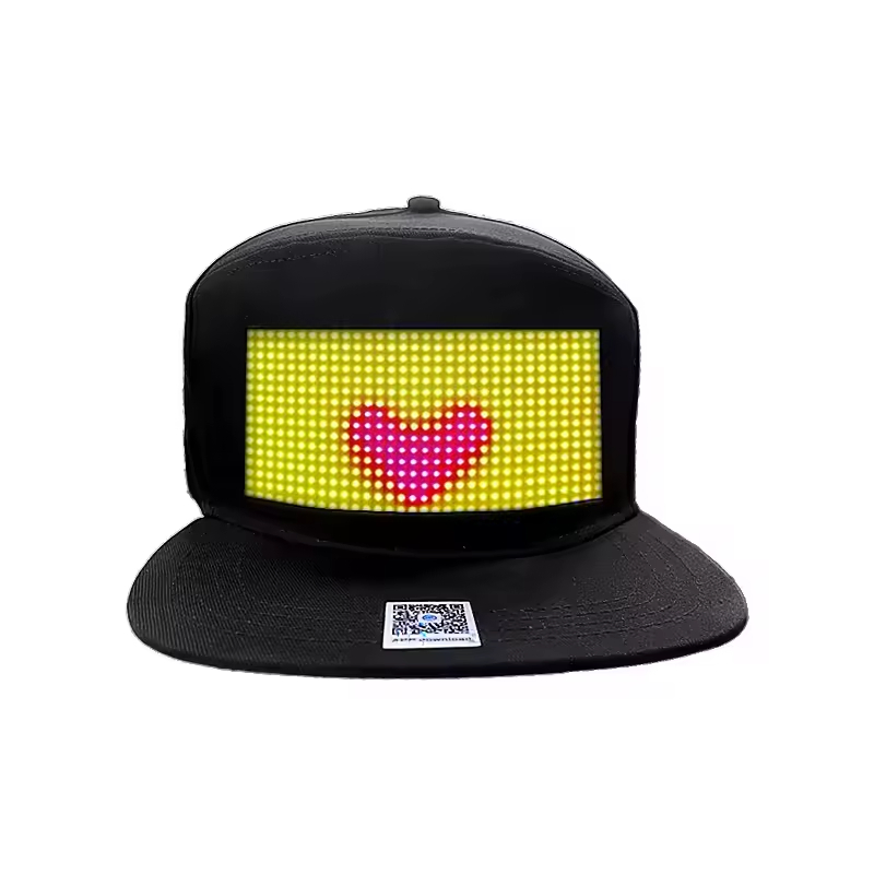 Cheap Price Customizable Logo Waterproof Caps LED Scrolling Unisex Hat