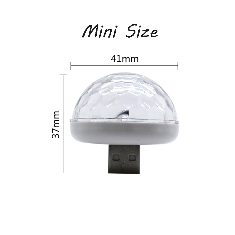USB светодиодная лампа для авто с голосовым управлением