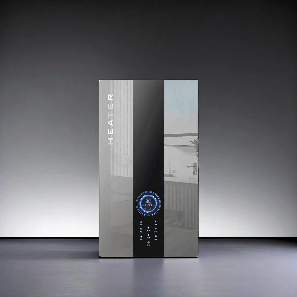 Stylish Electric Wall-Mounted Boiler for Instant Hot Water Supply