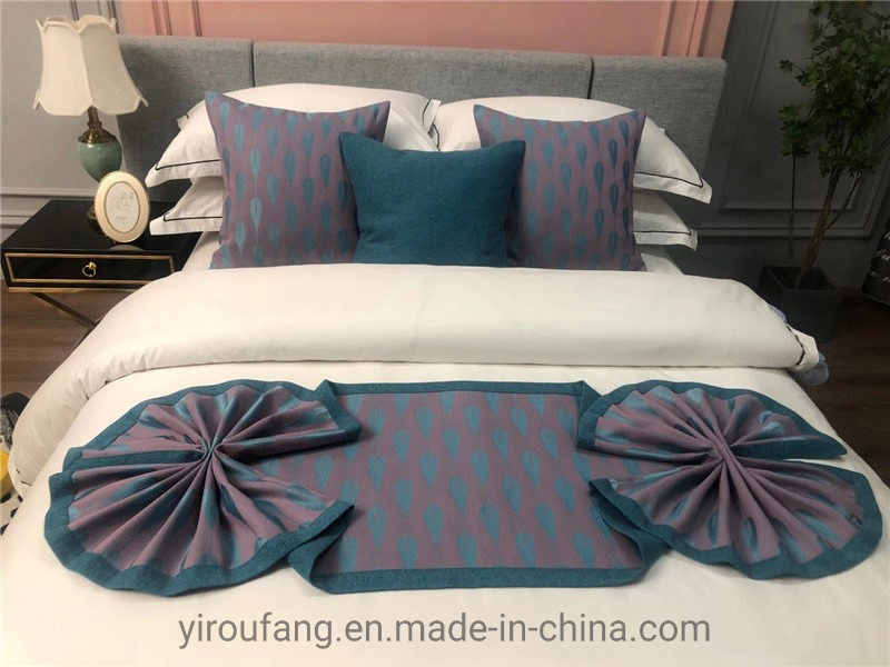 Hot Sale Luxury Hotel Cushions and Bed Runners