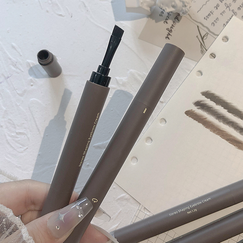 Natural Eyebrow Tint for Smudge-Proof Beauty with Flexible Brush Easy to Draw