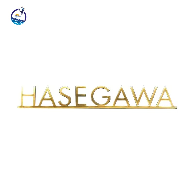 Customized Outdoor Advertising Sign Stainless Steel Letters 3D Small Metal Sign Letter