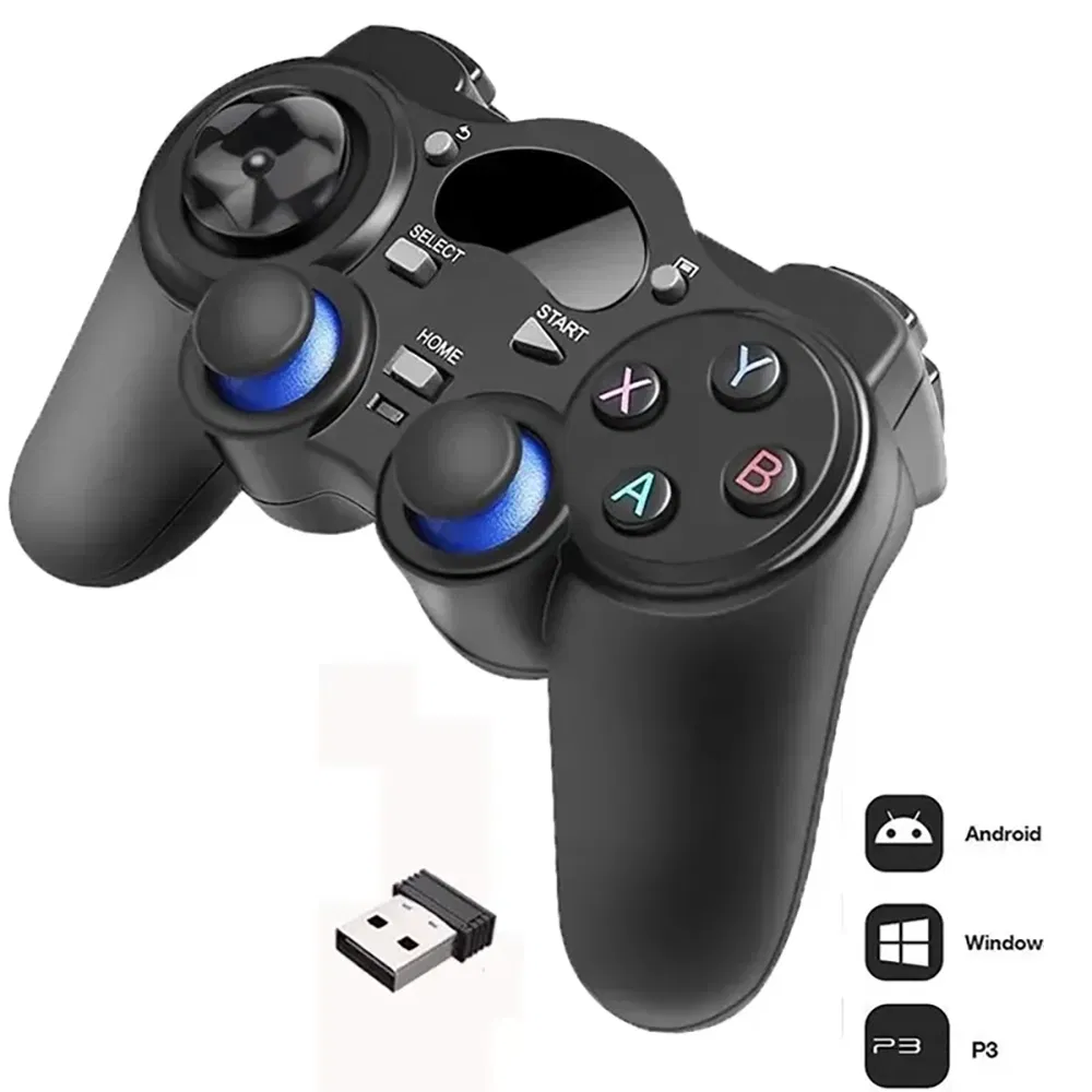 Беспроводной джойстик 2.4G для PS3, ПК, Android, ТВ