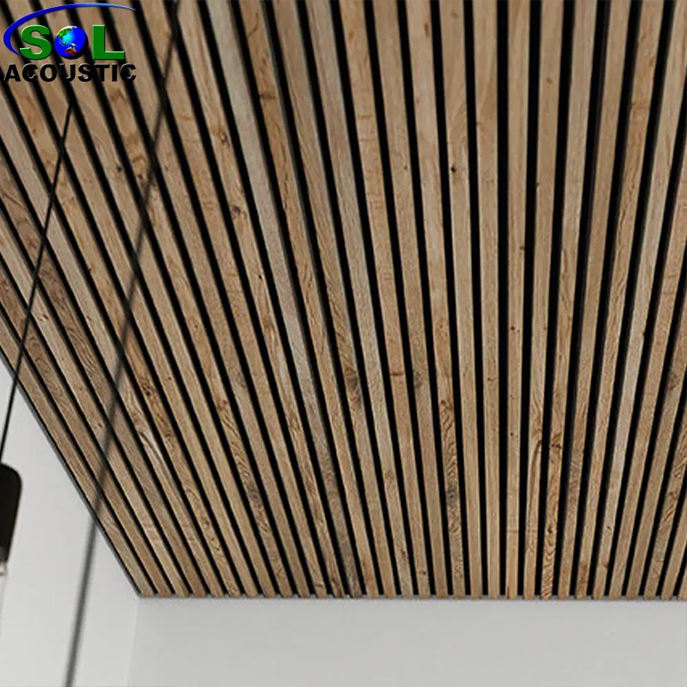 Sol Acoustic 3D Acoustic Pet Foam Felt Wooden Wall Board Panel