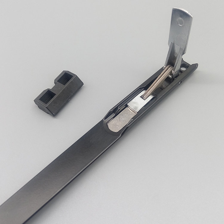 Yh3648 Aluminum Alloy Doors and Windows, Concealed Installation, Floor-to-Ceiling Latch, Plastic-Steel Sliding Door Latch, Anti-Theft Safety Catch,